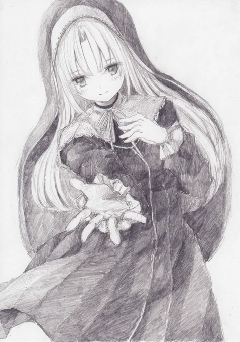 シャーペンで描きました。
クレアさん3Dおめでとうございます!
#描いたよクレアさん 