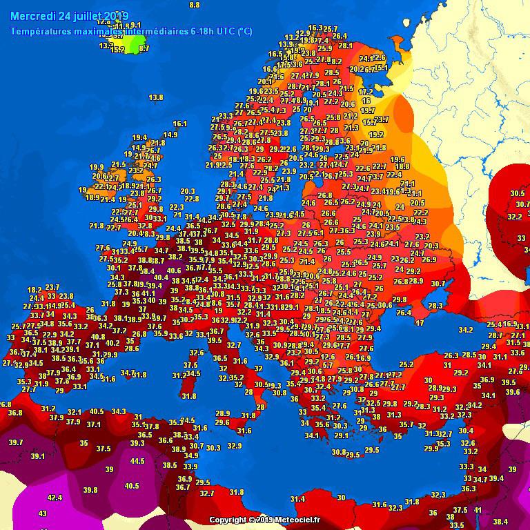 wonderingmaps's tweet image. European Temperature Map dlvr.it/R9406W #maps