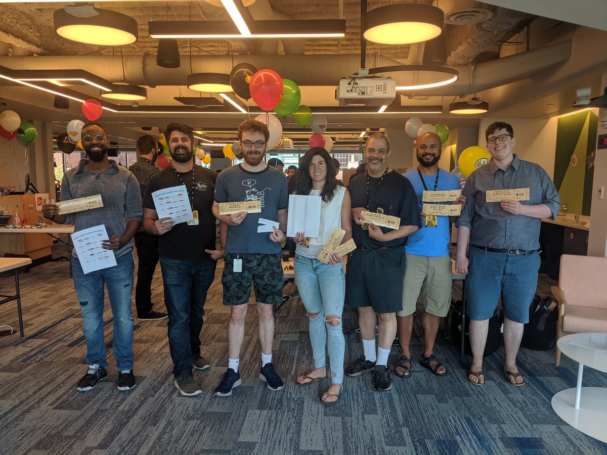 MrLoPorto's tweet photo. Thank you @asprung @Microsoft for inviting @DearbornSTEM teachers to this year's #hackathon.  Great collab on an activity we'll be using in this year's Cyber Security class. https://t.co/g8e3DgaHTp