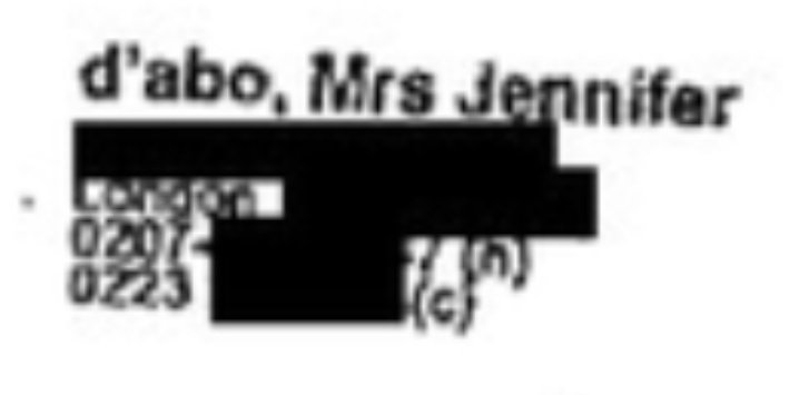 Jennifer d'Abo was married to Peter Cadbury from the chocolate factory. Their son, Joel, was owner of the Groucho Club, frequented by J. Hunt, which was caught up in a child abuse scandal. Another Cadbury, Jocelyn, is said to have visited Elm Guest House. https://www.sott.net/article/242698-Groucho-Clubs-website-forum-hit-by-child-pornography-scandal