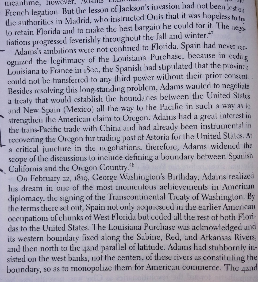 Turns out Andrew Jackson’s undeclared 1818 invasion of Spanish Florida helped the U.S. effectively become a two-ocean power, forcing Spain to relinquish claims to Oregon Country:
