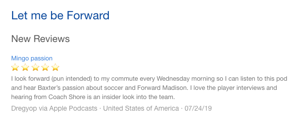 letmebeforward's tweet photo. It is always really cool when a review like this comes through. Thank you to whoever submitted it!
#letmebeforward #fullmingo https://t.co/fmrP28MWSU