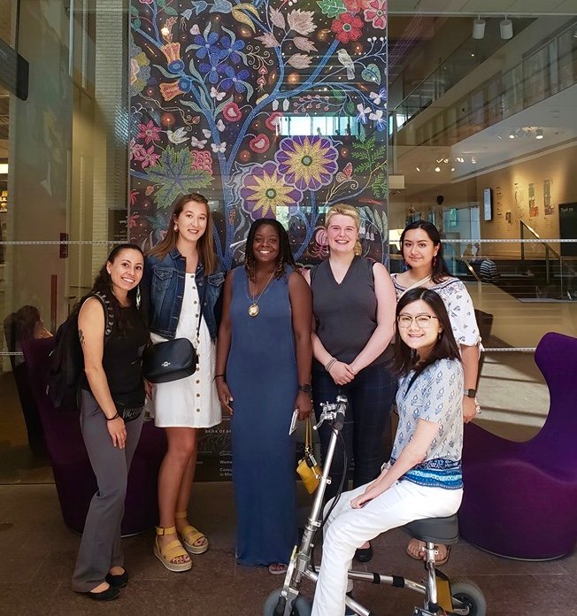WomensFndnMN's tweet image. #TBT to Young Women's Cabinet social outing! #YWIMN leaders visited Hearts of Our People at 
@artsmia. WFMN is a proud sponsor of the first major exhibition of artwork by over Native women 115 artists from the United States and Canada spanning over 1,000 years. #MoretoMN