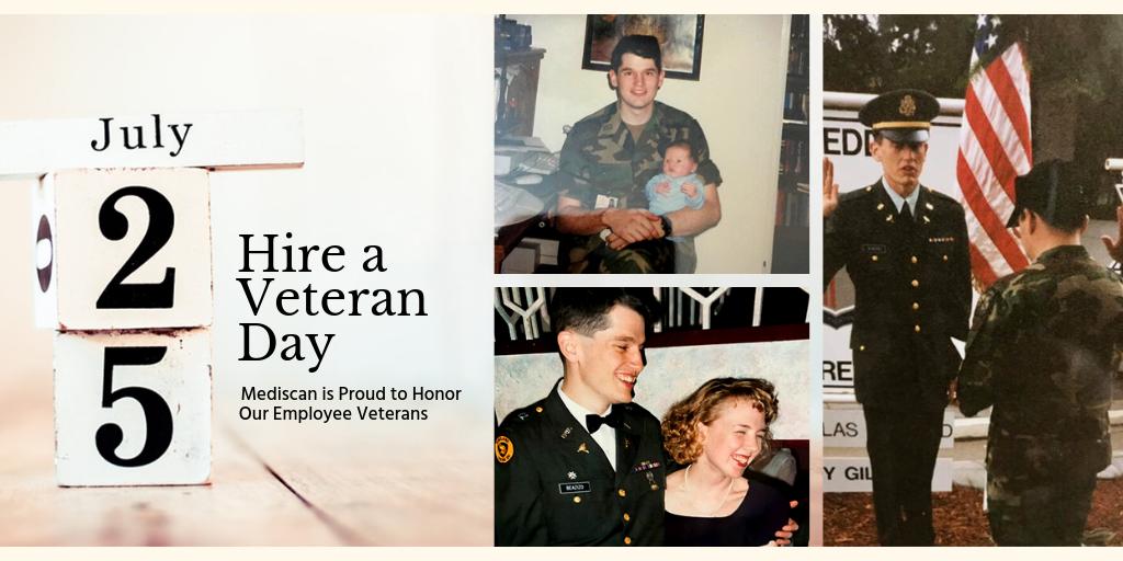 mediscan's tweet photo. In honor of #NationalHireAVeteranDay, some of our Mediscan employees who are also veterans shared a little about their military background, &amp; what led them to a career in school-based therapy: https://t.co/6plyGgiQ9t

#HireAVeteranEveryday #Military #Veteran #SupportOurVets https://t.co/4iikJvLJIr