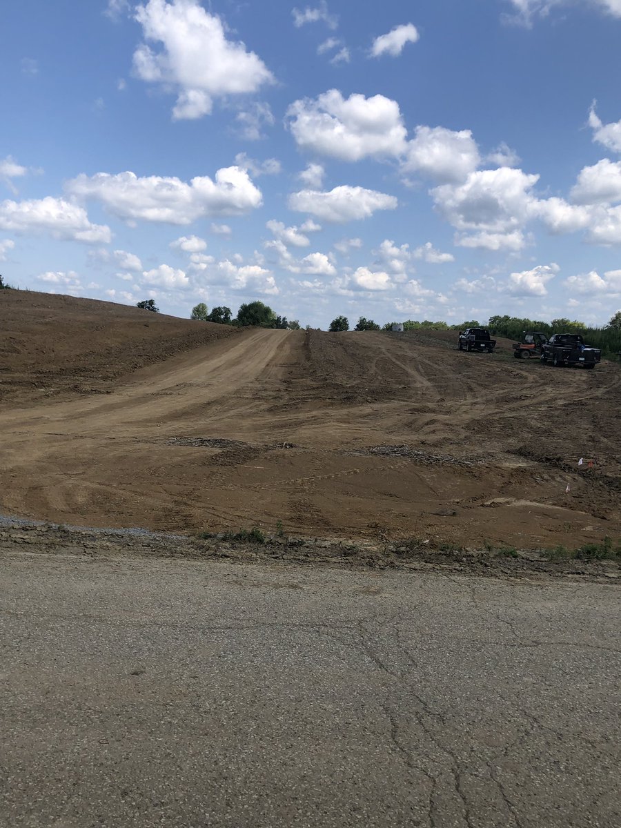 A lot of construction activity happening on this beautiful day at the Springfield-Washington County Commerce Center!