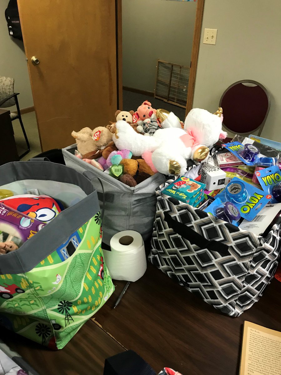 IndianaDCS's tweet photo. Communities coming together to help foster families! Thank you to those in Decatur County who helped organize and collect these essentials for local families. At DCS we can’t do this alone, and your support makes all the difference. https://t.co/dgFCTg4mRK