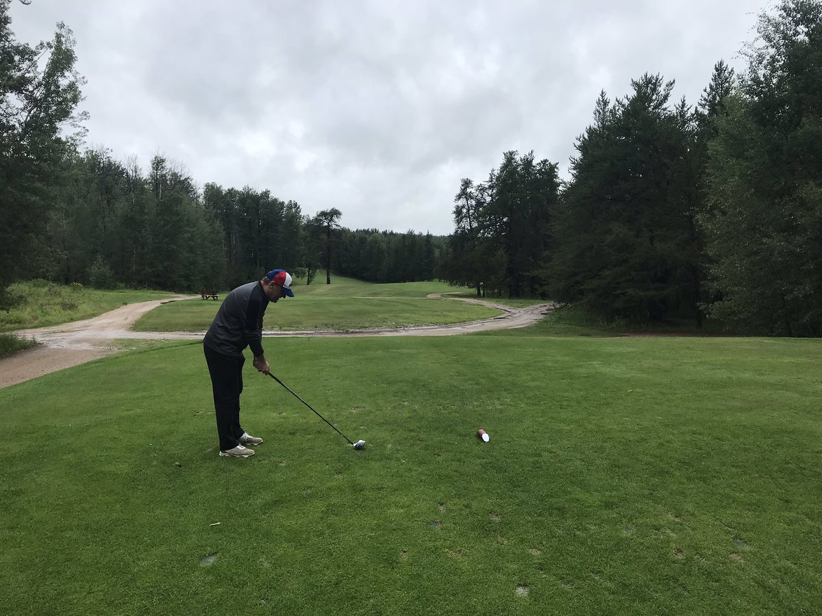 WildRose_Golf's tweet photo. A little wet, but a good morning at @athagolf. Course is in great shape and will test your game, especially off the tee! Review coming soon to #WildRoseGolf https://t.co/QWiwmCV8yI
