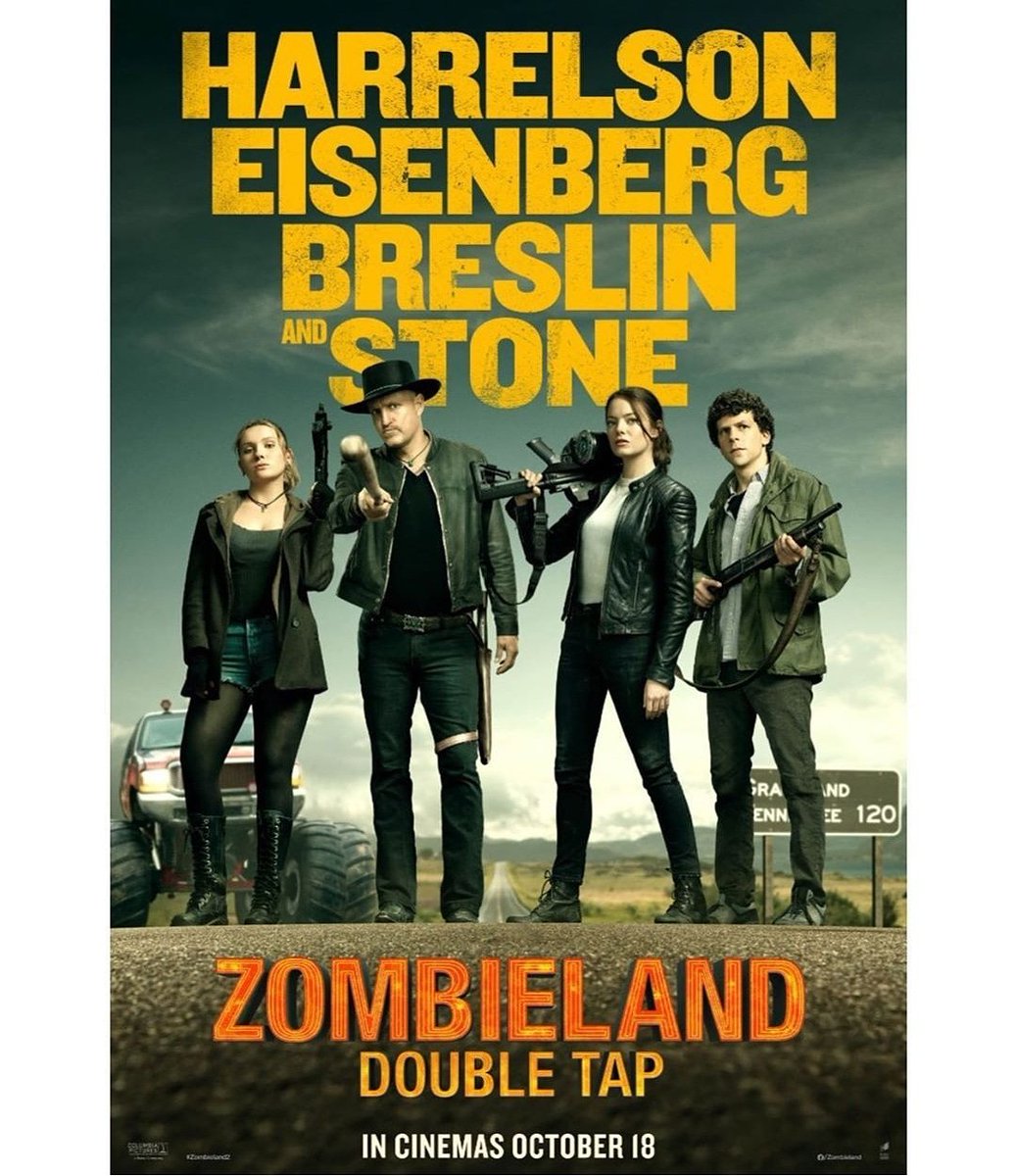 Silverbird Film Distribution (@silverbirdfilmd) on Twitter photo This October, nut up or shut up. #Zombieland2 This October, nut up or shut up. #Zombieland2