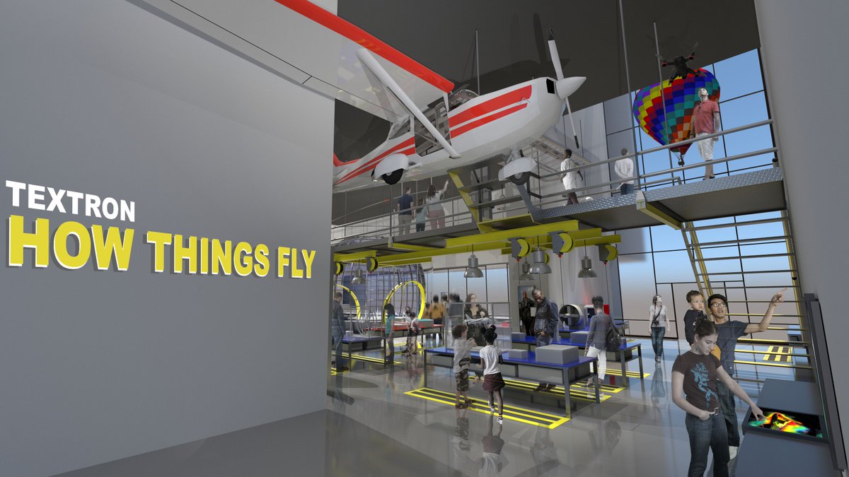 airandspace's tweet photo. Today we announced that @Textron has donated $10 million to support the transformation of our How Things Fly exhibition. This dynamic, interactive gallery engages kids around STEM concepts and inspires them to #IgniteTomorrow: https://t.co/085Rn3SX6U https://t.co/jTL4dFTN5I