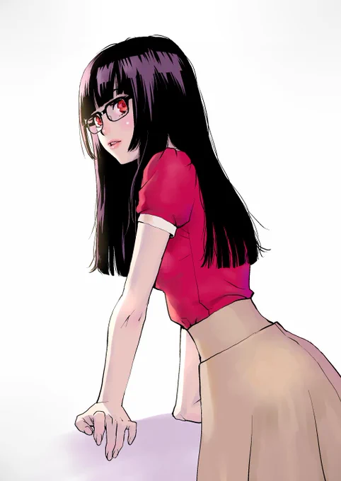 おはようございます⭐️
#イラスト女の子
#眼鏡娘 