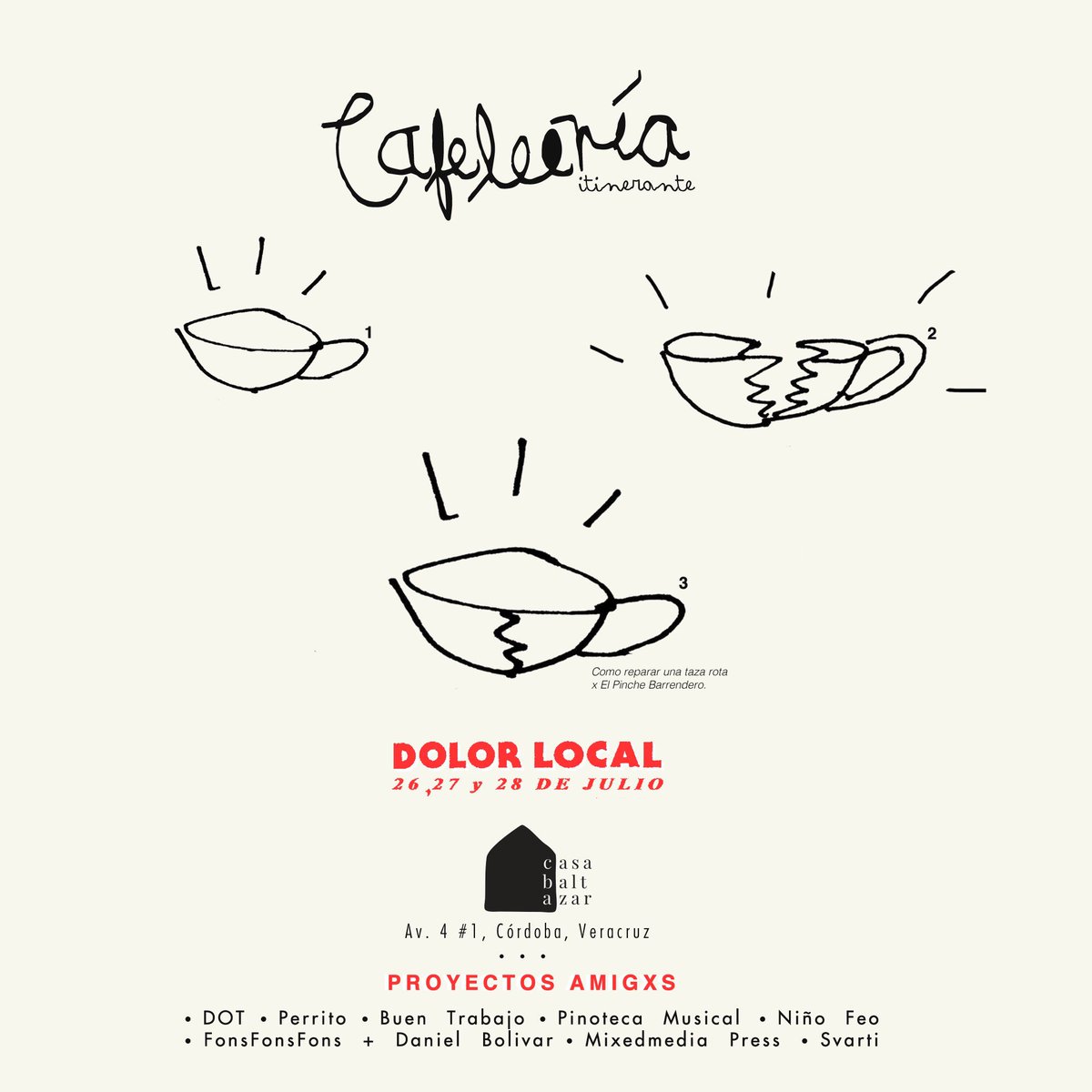 Amigxs. ¡Nos vamos a Córdoba! Estaremos compartiendo del 26 al 28 de julio en <a href="/dolorlocal/">dolorlocal</a> dentro de @casa_baltazar, llevamos mucho material de proyectos amigxs. Estará <a href="/malditoperrito/">Cachorro</a> y @lizzdot dibujando lo que quieran. ✏️ ¡Vamos! ✨🏔🌿☕️🐕