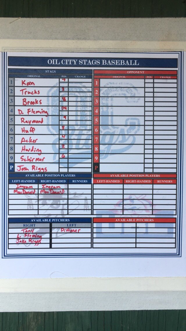 Oil City Stags Baseball tweet media