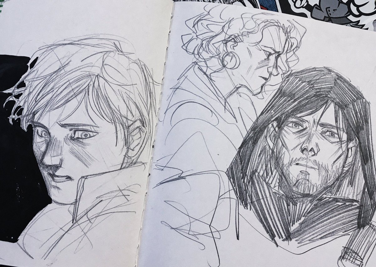 scribbled random Dark characters from memory??‍♀️ #DarkNetflix 
