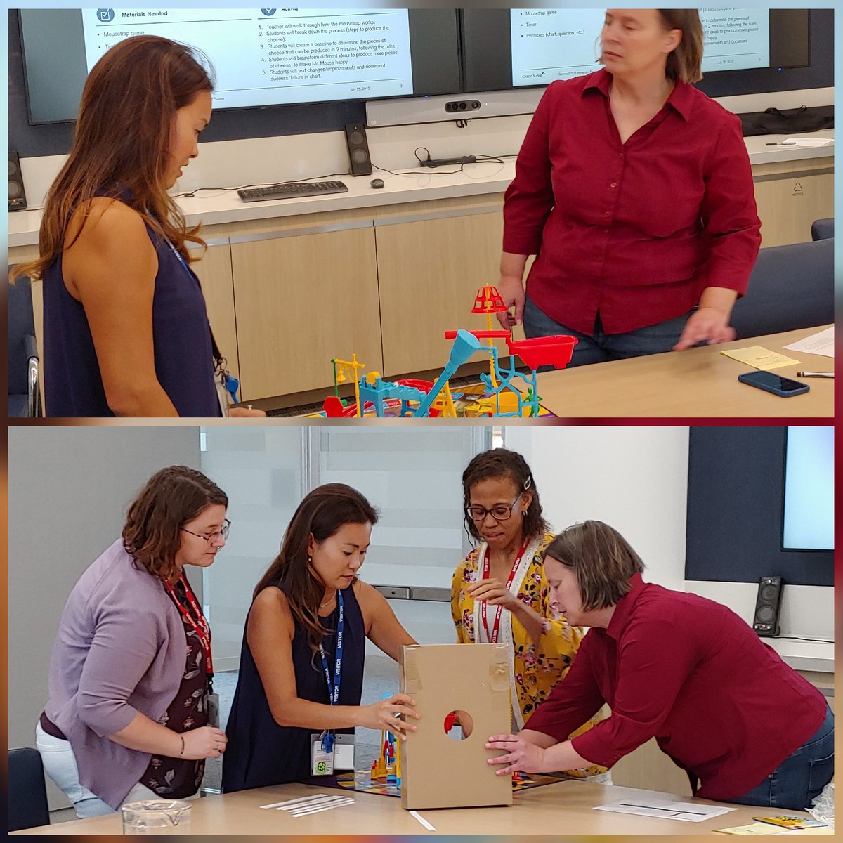 Engineering mindset using Mousetrap. So much successful with collaboration and improvements! <a href="/CreditSuisse/">Credit Suisse</a> <a href="/wakeedpa/">WakeEd PARTNERSHIP</a> @STEM_WCPSS #WakeEdSummerSTEM