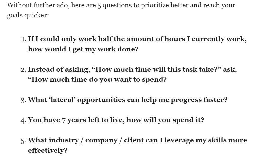 AmenaElHarakeh's tweet photo. When you work on #priority_setting and receive the below on prioritization, but for life goals... https://t.co/SneqITPhEQ
