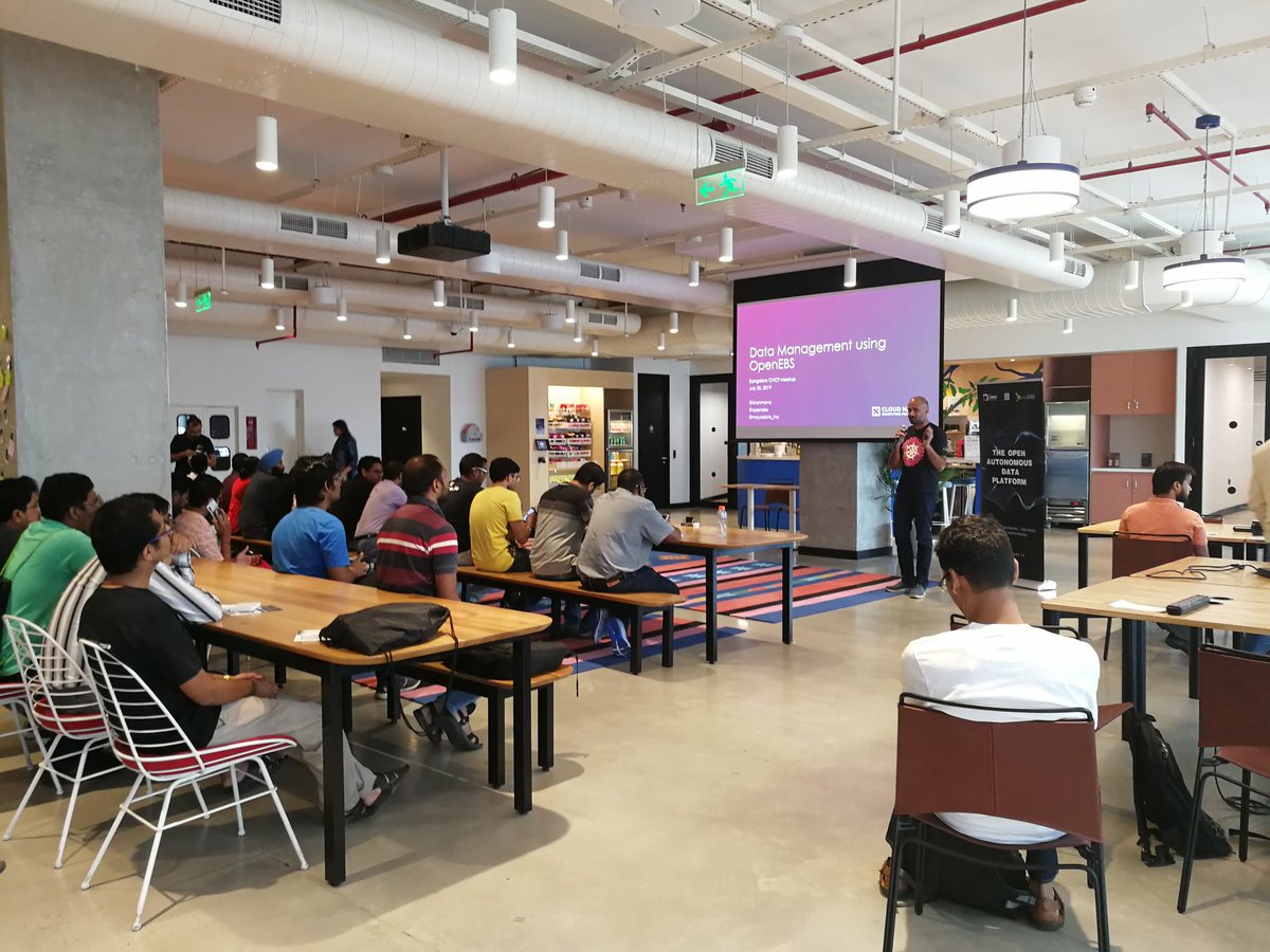 sodafoundation's tweet image. Thank you very much for a great response to our meet up on 20th July at wework, Bangalore. Data+Container as theme, 3 different meetup groups(#OpenDataAutonomy #CNCFBangalore #OpenEBS), 5 sessions, 3 lightning talks, ~90people, technical sharing, networking, food and fun!!