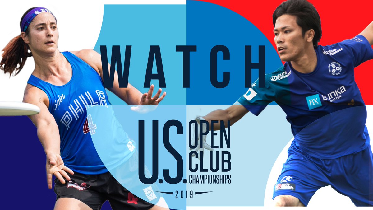USAUltimate's tweet image. There's a lot of ultimate to watch in your near future--46 games to be exact. All coming straight to you from Blaine, MN during the 2019 #USOPENCHAMPS! Full broadcast schedule: usopen.usaultimate.org/2019/07/25/201…. #USAUltimate