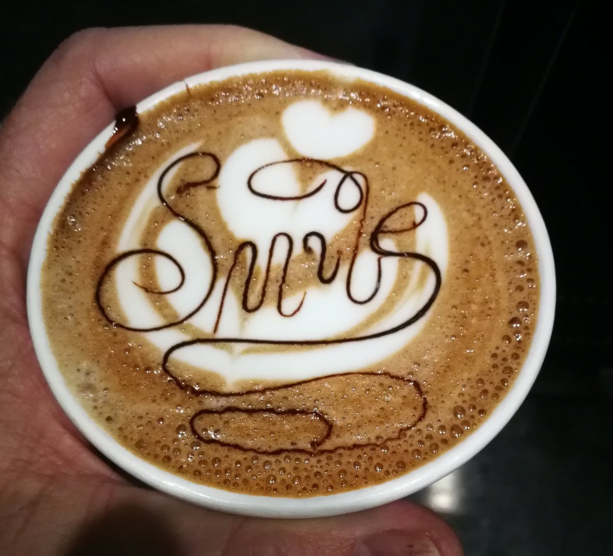 Gerald at Seattle Cresta thanks for the great coffee and art