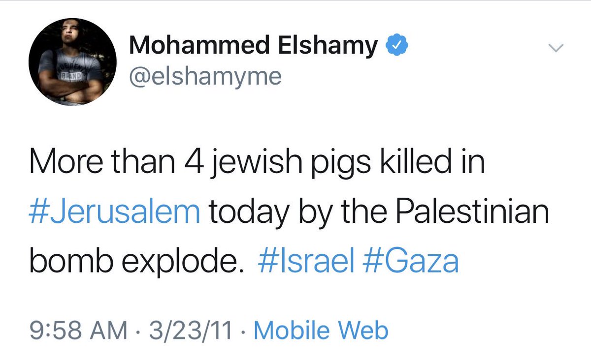 Mohammed Elshamy - CNN photo editor bragged about 4 'Jewish pigs' being killed - deletes tweet, resigns