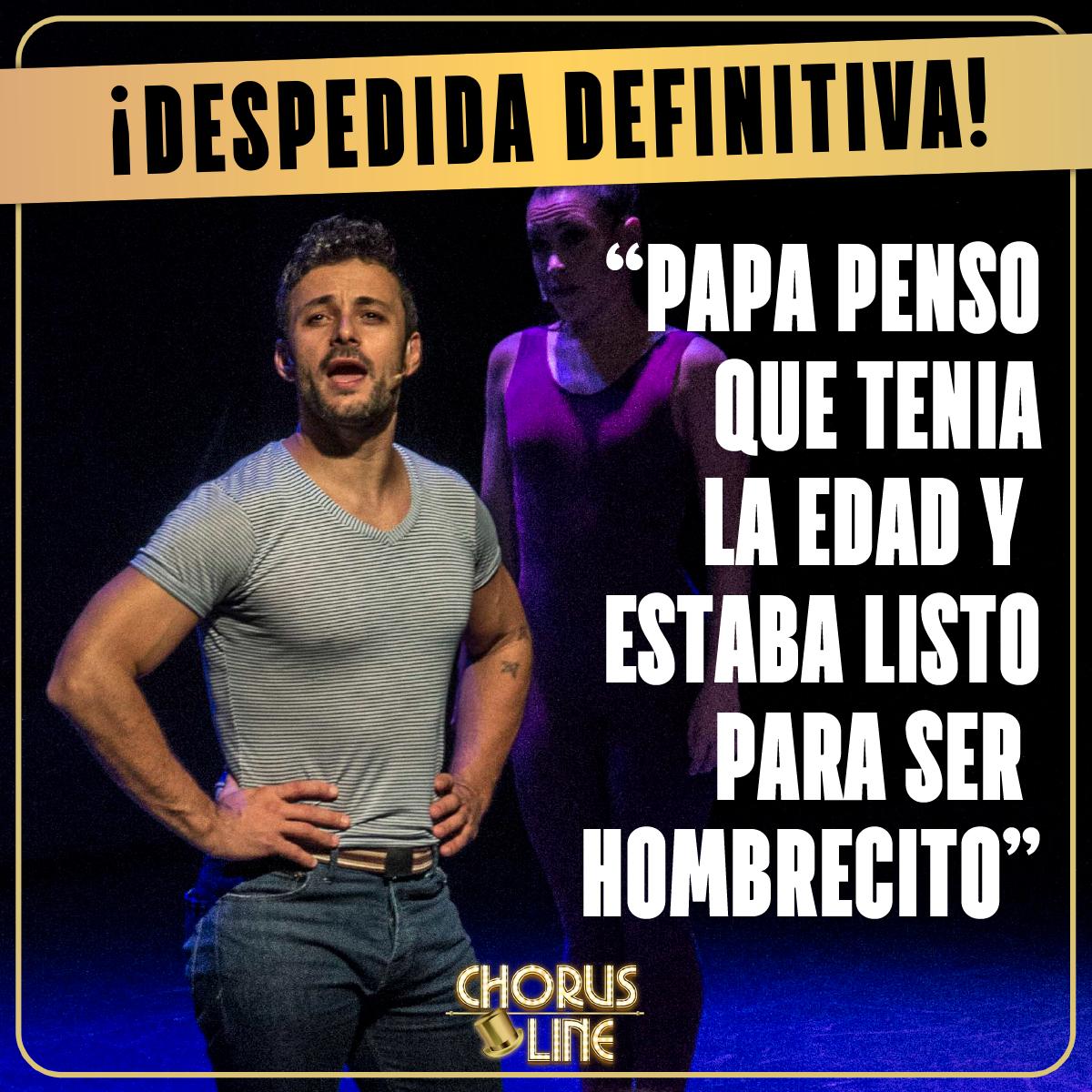 ✨¡ULTIMAS 9 FUNCIONES!✨
✨¡DESPEDIDA DEFINITIVA!✨

Si todavía no viniste al fenómeno musical del año #ChorusLineArg 🎩✨ qué estas esperando? 

Te esperamos en el @TeatroMetSura 

Conseguí tus entradas con un 2x1 ingresando en bit.ly/CHORUSPROMO