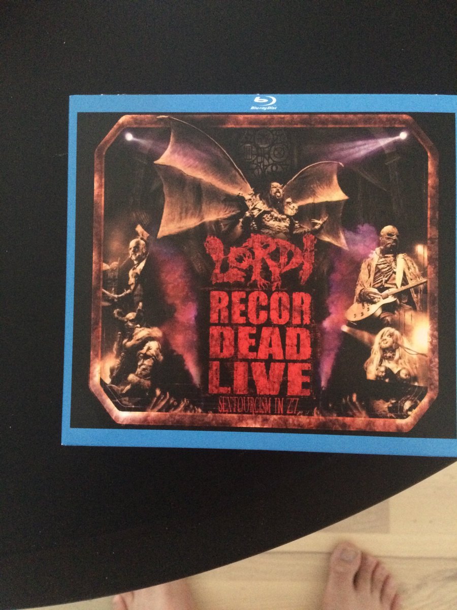 marcmaxx14's tweet photo. So i already got the new @LORDIOFFICIAL new Blue-Ray/CD😃🤘 i know what im gonna watch this weekend😉😎😈🤘 #RecorDead #Lordi #Sexorcism #HorrorMetal #NewDvd #NewBlueRay #ShockRock https://t.co/wziJkPiYw5