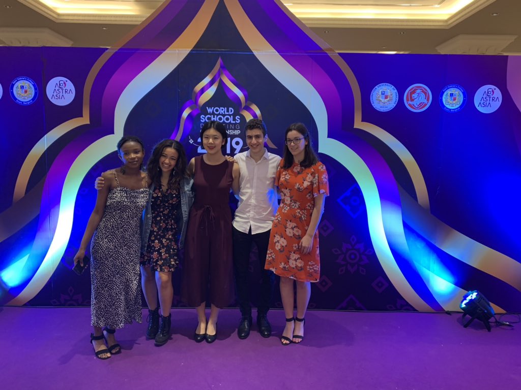 Team Australia has arrived at #wsdc2019! Stay tuned for updates with preliminary rounds starting tomorrow!