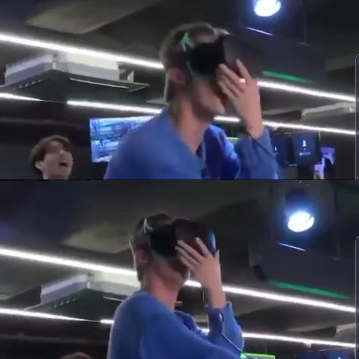tinyseokjinnie's tweet photo. Seokjin has such a smol head things he put on his head keeps falling down so he has to hold them :< https://t.co/4eUOlhg2dH