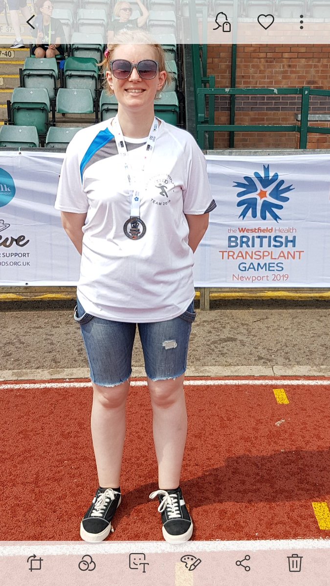 One proud father - My daughter won a sliver medal at @WHBTG in #archery in #Newport #Wales  
@kidneycareuk 
@Kidney_Research
#Transplant 
#yesidonate 
#BritishTransplantGames