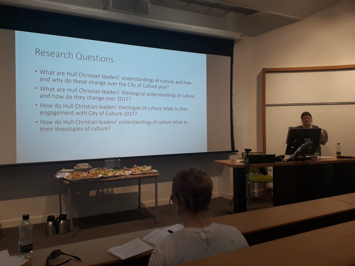 J_D_Stubbs's tweet photo. Last paper of @TheTRPCN's #PlayAndProtest conference, Dr. Eleanor Wort (Leeds Trinity), reflections on recent field research, 'Surprised by Joy: Attitudes Towards Play & Fun in Hull, City of Culture 2017.'
#Hull #Art #Creativity #ImagoDei #Community https://t.co/13iKgAHqIl