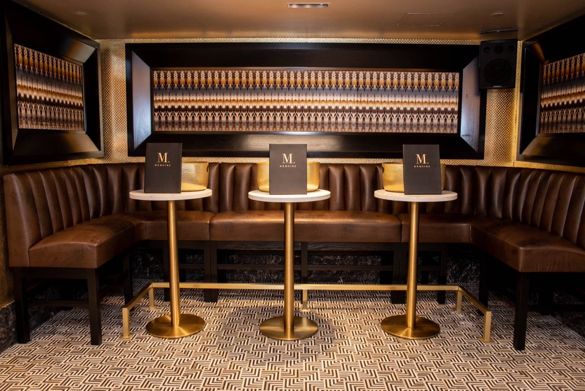 Glistening chandeliers, state-of-the-art video technology, a sound system commanded by world-class DJs, and furniture by American Chair &amp; Seating - <a href="/memoireboston/">Mémoire Boston</a> at <a href="/EncoreResortBH/">Encore Boston Harbor</a> elevates the senses on every level.