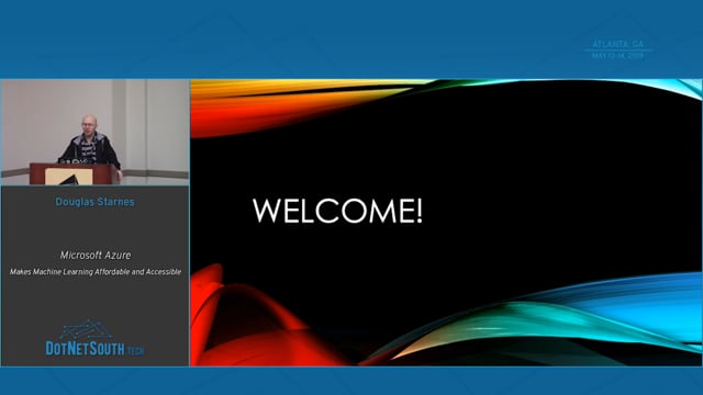 DotNetSouth's tweet image. New video from DotNetSouth 2019: &quot;Microsoft Azure Makes Machine Learning Affordable and Accessible&quot; by Douglas Starnes @poweredbyaltnet recallact.com/ZiB
#azure #MachineLearning 
@recallact