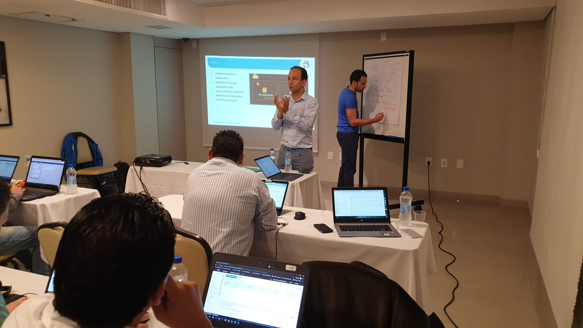 rfremiot's tweet photo. Great workshop with a great team for the Move To Cloud project @Veolia Brazil directed by @fouad_maach !
Also, special thanks to my teammate @guimoveb, professional and awesome as usual ! @d2si #CloudAndProud #aws #training #M2C #FlyMe2TheCloud https://t.co/iEcnAQnLNt