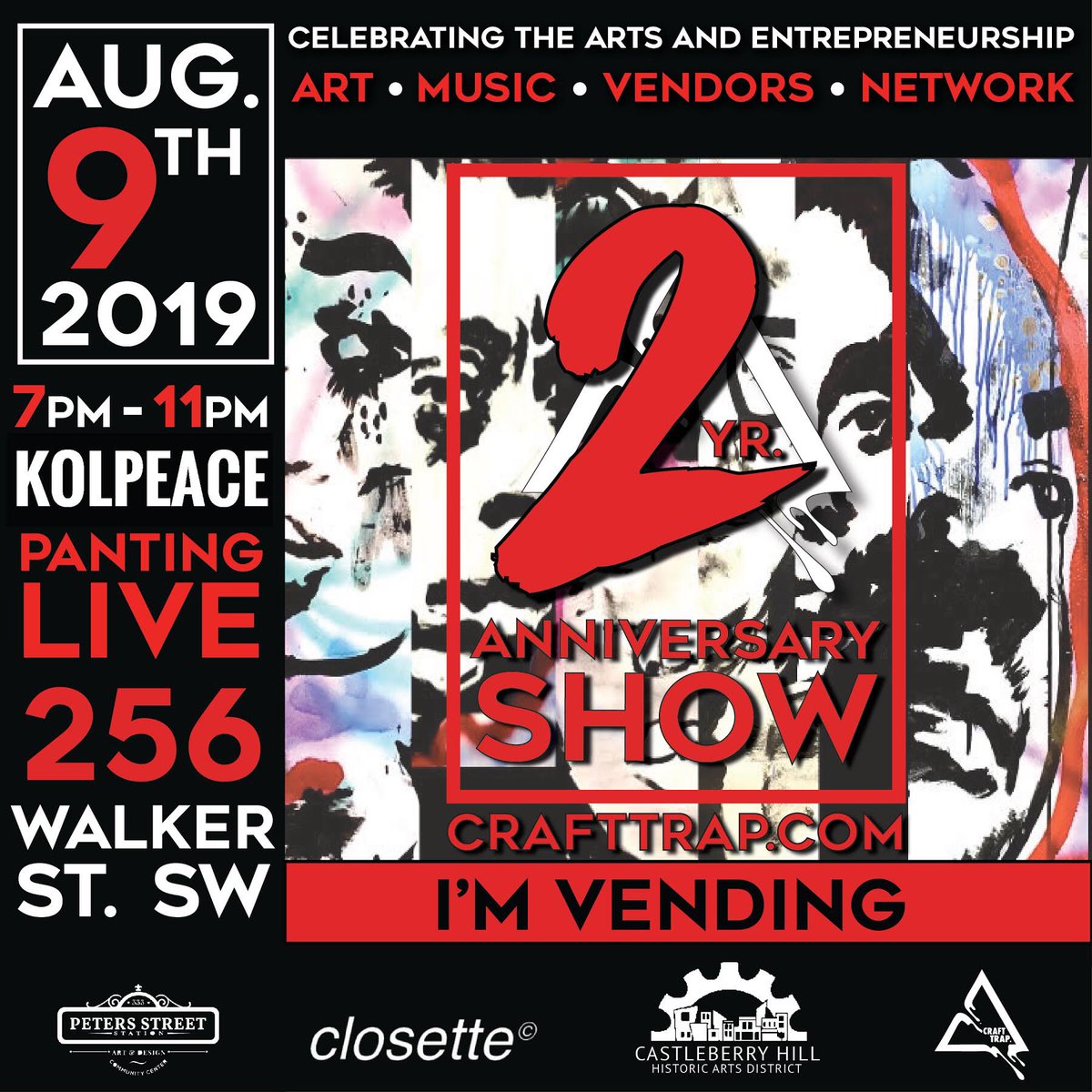 TheVisionBooks's tweet photo. #CRAFTTRAP #2YRANNIVERSARY #FORTHECULTURE #ATLANTA #CASTLEBERRYHILL #ATLANTAEVENT #Aug9th https://t.co/zMbbLni0wQ