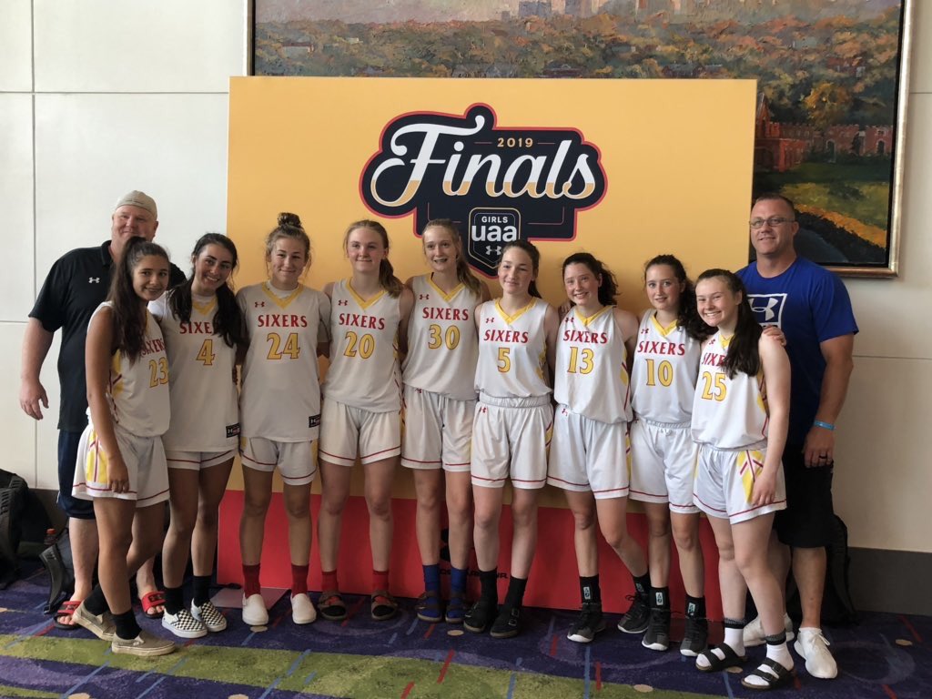 PNWSixers's tweet photo. WINNER! 15U Girls finish with a W 48-42 over the South Carolina 76ers. This caps off an incredible week and a great spring/summer season for these girls. Bright times ahead! Huge thank you to these ladies, their families, and our coaching staff! #SixersFam @uarisecircuit https://t.co/sa1w13CjTO