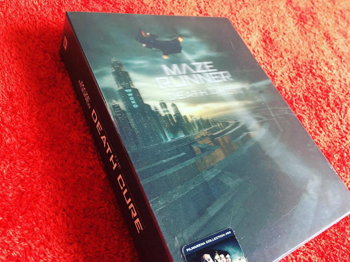 DavidPDavicine's tweet photo. #MazeRunner #DeathCure (#ElCorredorDelLaberinto #LaCuraMortal) #filmarena Bluray #FAC99 Edition 2 con el #steelbook de @FilmArena. Numerada 259/500 https://t.co/9R1yGBHSSM