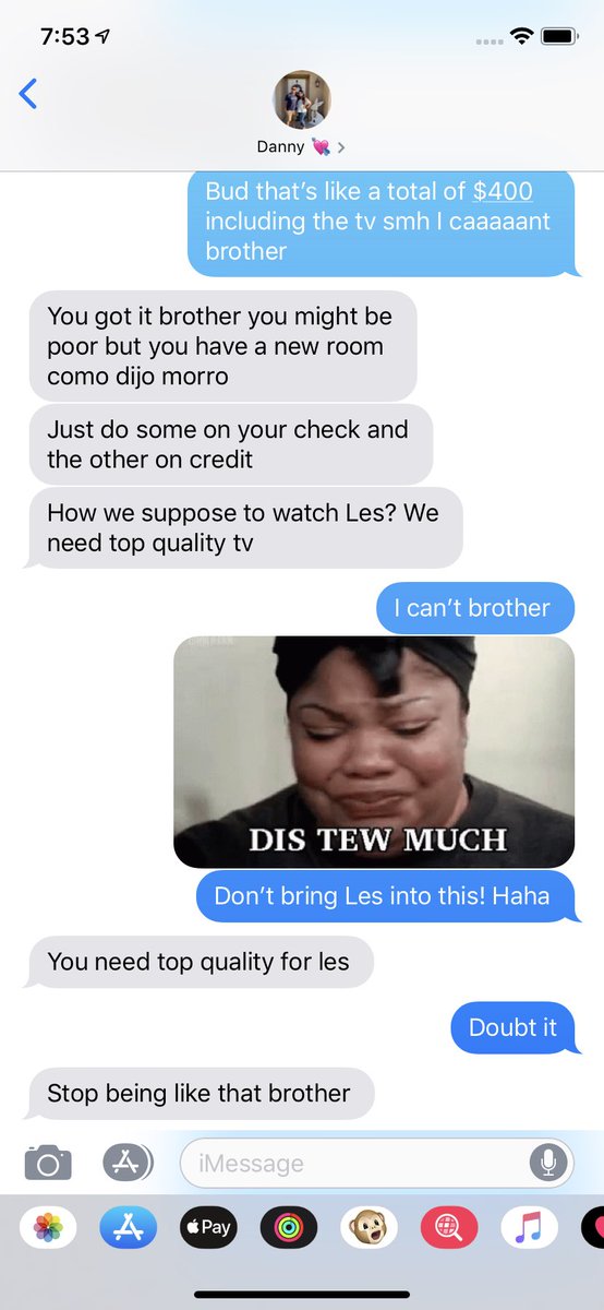 GonzalezRosie05's tweet image. I’m remodeling my room &amp;amp; last night @DannyH_OVO insisted I need a new tv.. so what does he do? Uses @LEXXXLIEEE @VLEXXXGALINDO as an excuse for the new tv 😂😂 #ValidArgument