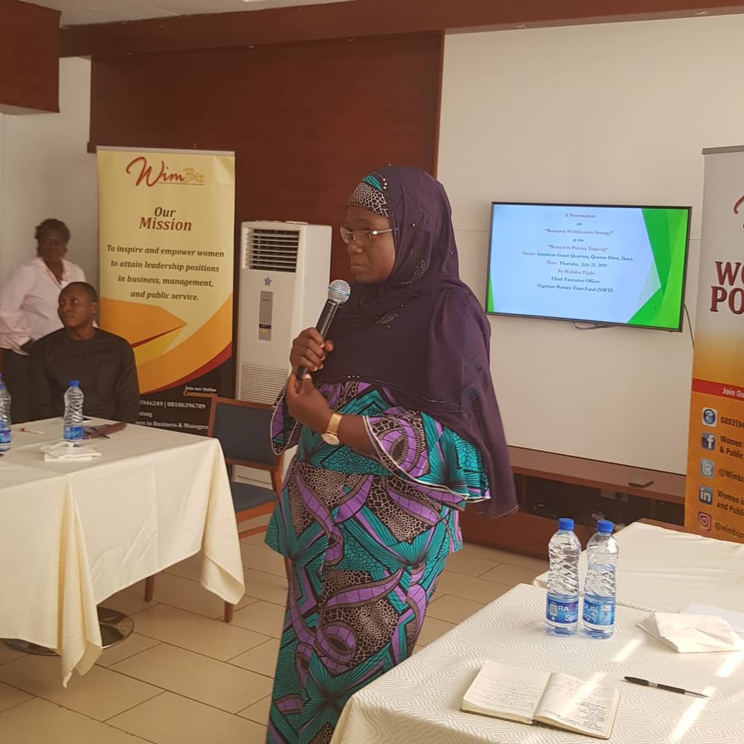 Wimbiz's tweet photo. During this session, participants learn the various types of resources they need in politics, they learn the modes of resources mobilization, how to develop a strategy and the steps to follow.
#WIMPOLTraining2019 #WIMPol #WomenInPolitics #WIMBIZ #WIMBIZNG #WIMBIZ2019 https://t.co/jRmlyGddnk