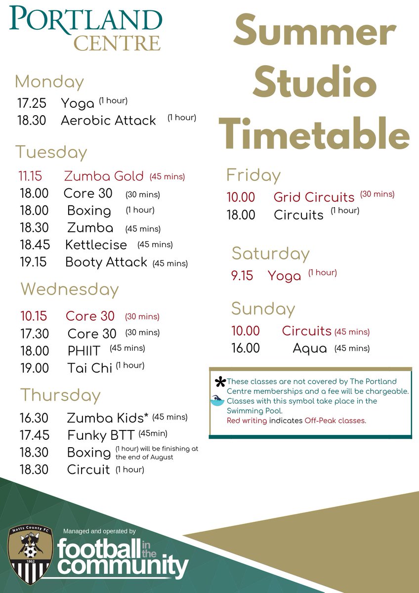 Your_Portland's tweet image. Call now to book onto your next workout 😀🤸🤸‍♂️
0115 8599968
#yoga #zumba #kettlecise #Circuits #Core30 #PHITT #TaiChi #FunkyBTT #fitness #areyousummerready