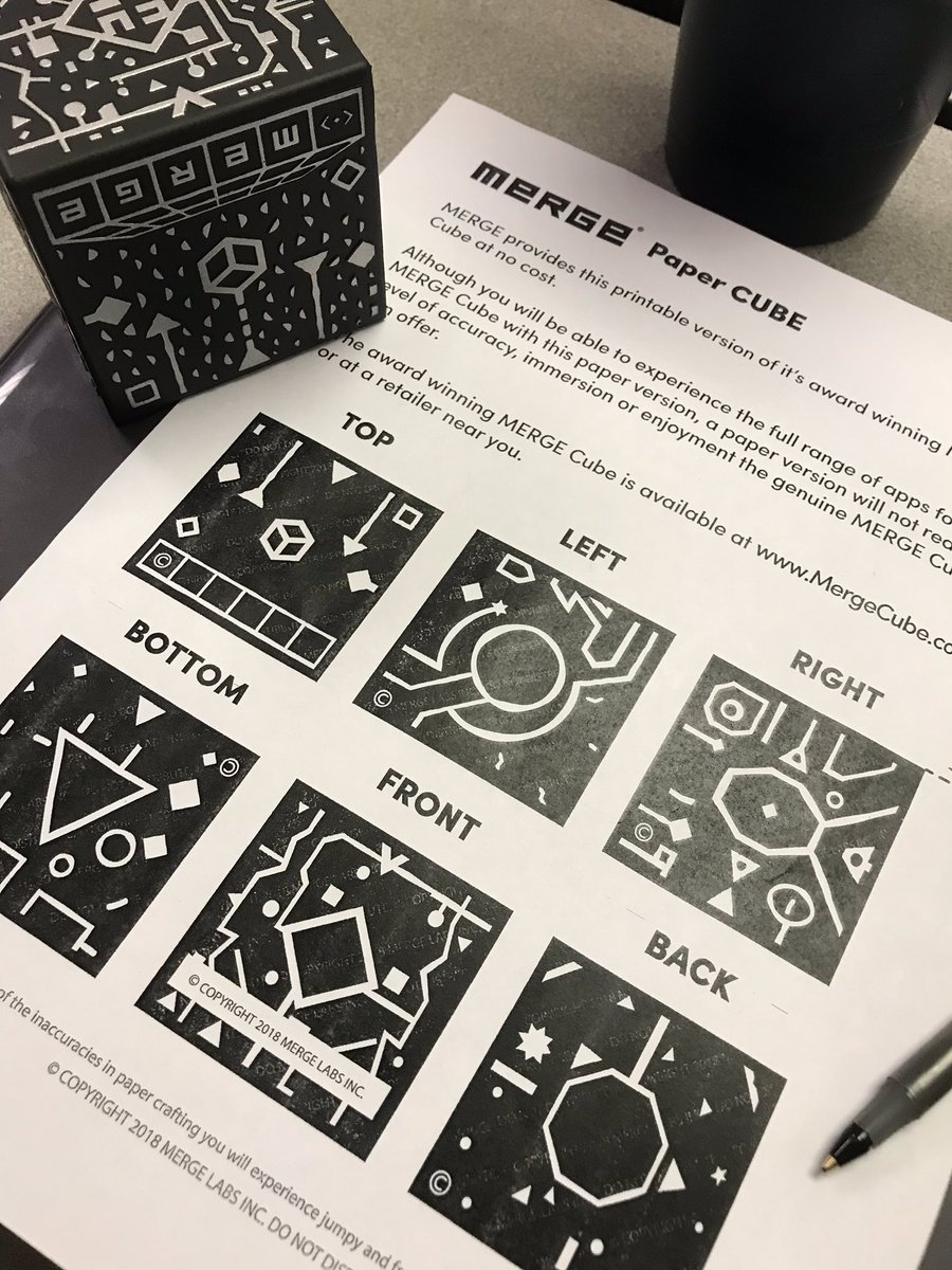Sweet Merge Cube showing cool 3d curriculum! It’s pretty Awesome! #stem19