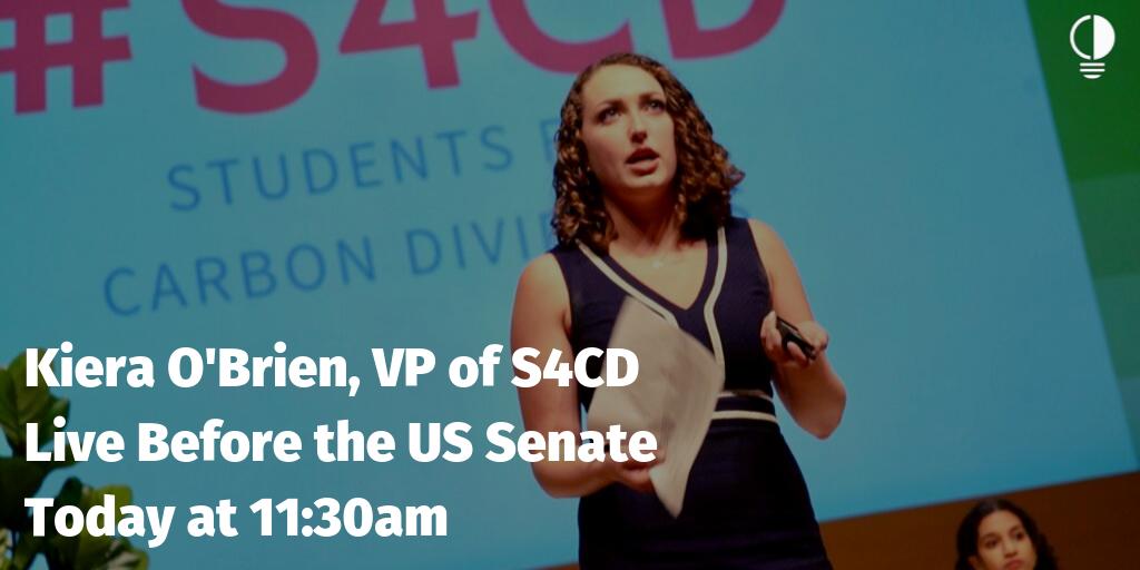 S4CD_Official's tweet photo. Today at 11:30am! Tune in!
@kieraeobrien @FrankLuntz
#S4CD #CarbonDividends #USSenate #America #Innovation https://t.co/doINc3a8VS