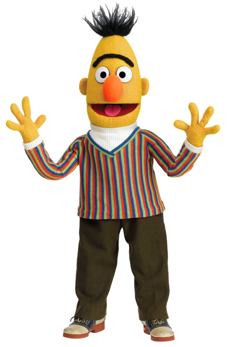 Bert from Sesame Street. 