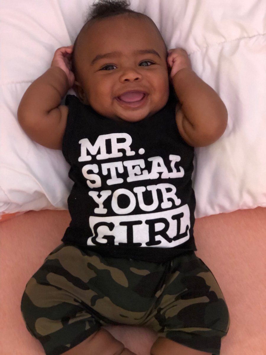 Fun fact: My sons name is spelled Jay”sin” after his dads middle name Sincere. 5 months ago this little guy changed my life. 5 months old,bank account like an adult tho😎 #WhateverHeWants 🇭🇹Jaysin🇩🇴