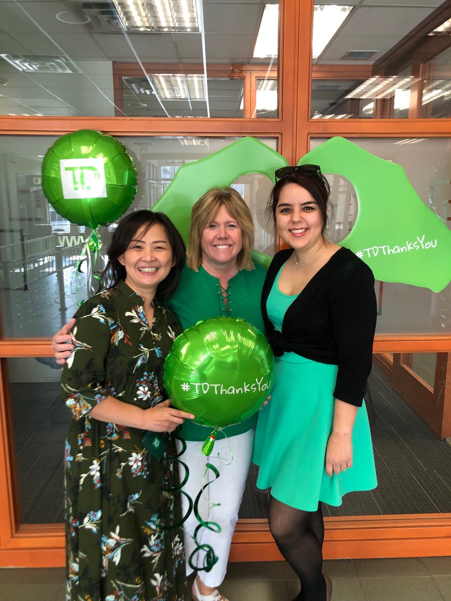 Millrise Branch Calgary sends out a BIG TD THANK YOU to our customers! #TDThanksYou #TDColleagues ⁦<a href="/BeatonNicole/">Nicole Beaton</a>⁩ <a href="/robghazal/">Robert Ghazal</a>