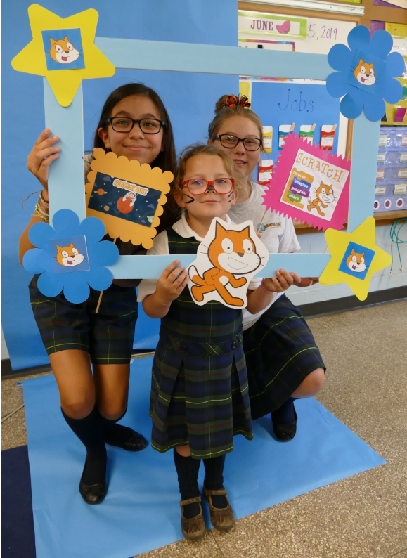 AllSaintsSTEAM's tweet photo. Celebrating Coding Creativity with SCRATCH!
#CCScratchRI #ScratchDay2019 https://t.co/jZ0aaIV0Js