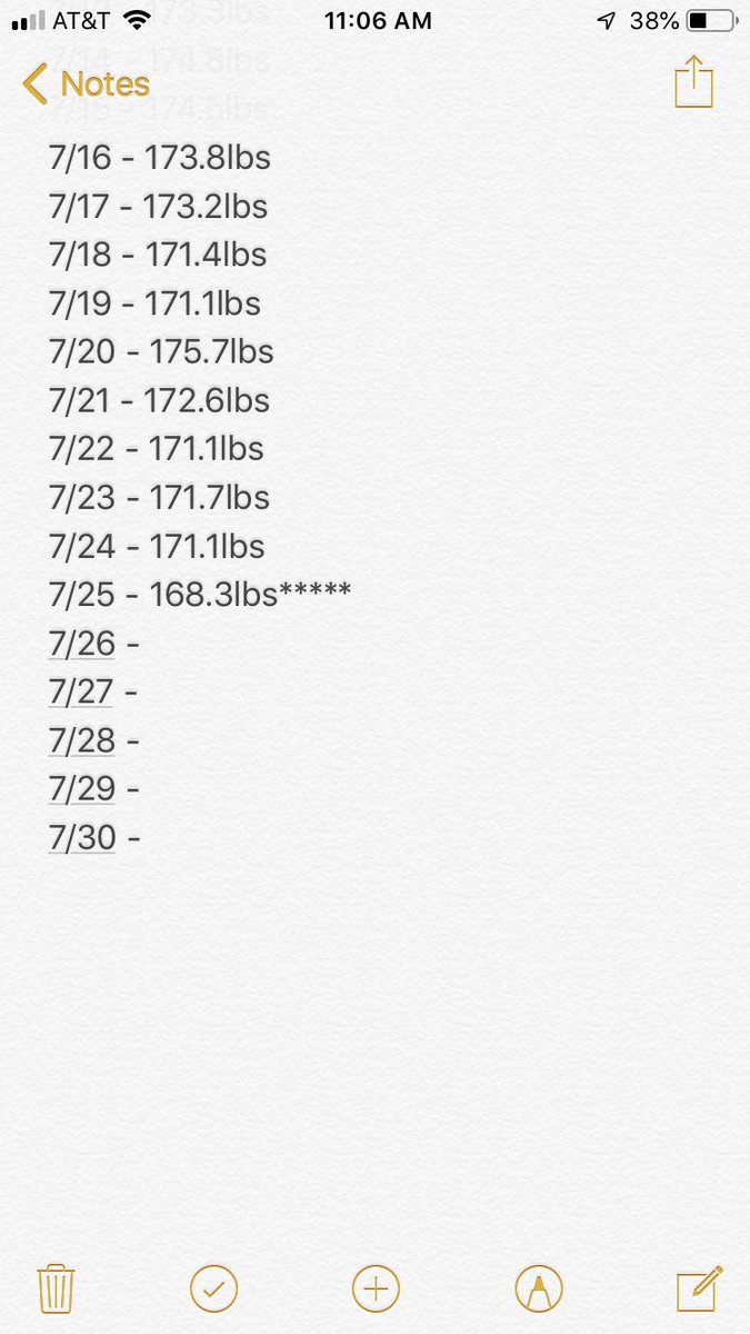 frank_hoyle's tweet image. Lost 18lbs of BF in 8 weeks. Didn’t happen over night &amp;amp; the last 15lbs isn’t going to come off that way either. Train consistently, track your food, track your workouts, track your weight, drink plenty of water, get plenty of sleep.....no secrets THAT’S HOW YOU DO IT! #11weeksout