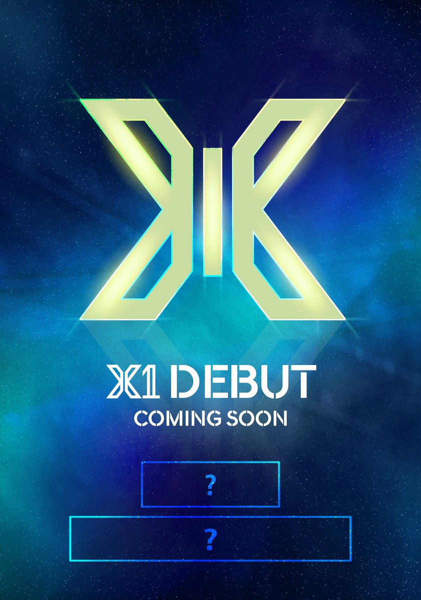 x1official101's tweet photo. X1 DEBUT COMING SOON

#X1 #엑스원 https://t.co/Rv6NKHrpuD