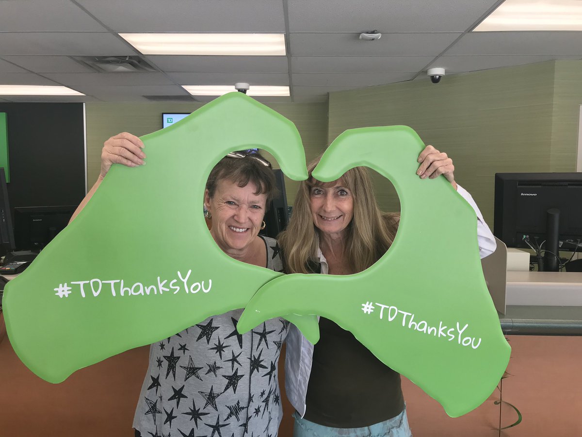 SuzyK55's tweet photo. Come see us at Speedvale and Woolwich. We are celebrating our wonderful customers today.  #TDThanksYou  @CMroy17 @NickPodetz_TD @JulieH_TD https://t.co/oXzdiqWWZo