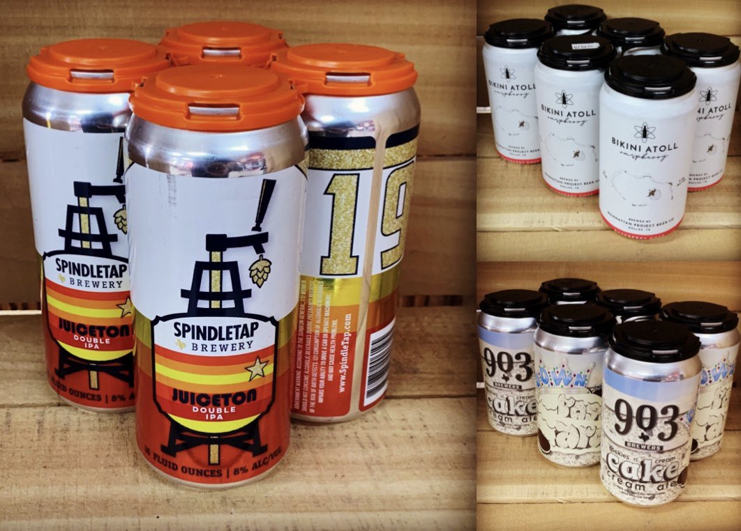 📦 Early Morning delivery! 📦 <a href="/SpindleTap/">SpindleTap Brewery🌵🦅</a> #Juiceton Double IPA, <a href="/mpbeerco/">Manhattan Project</a> #RaspberryBikiniAtoll Gose, <a href="/903Brewers/">903 Brewers</a> #CookiesandCream Cream Ale
.
.
#craftbeer #ipa #iipa #hophead #drinklocal #hazyipa #craftbeernerd #hops #neipa #gose #creamale #beer #arlingtontx #fuelupmart #untappd
