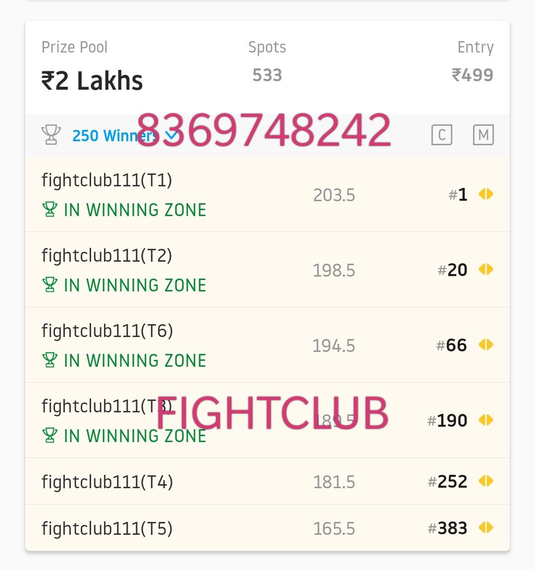 Fantasy11army's tweet image. #VIVOProKabaddi  
#BornExperts @Haiwaaaan  @sindbadsailor_R 
@Lokendr25305587
@Dream11_FCG

Arey wo gaaon walo. 
Ae lo kabhi sunahai. 
Clean sweep SL may nahi. 

Clean sweep GRAND LEAGUE
😎 #Fightclub rox. 
#Dream11
This is a channel of FIGHTCLUB. 
t.me/RAHULFIGHTCLUB