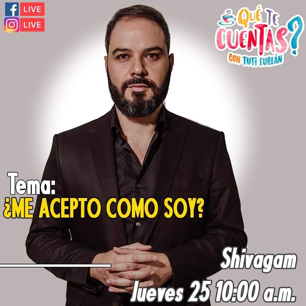 Este #JUEVES 25 DE JULIO, 11:00 (hora #México) (10:00 hora #Guatemala ) entrevista en vivo con <a href="/TutiFurlan/">Tuti Furlán</a> para su sección #QueteCuentas hablando sobre la autoaceptación... ¡¡Conéctense, los invitamos!! 

*Shivagam en Guatemala este 25, 27 y 28 de julio. Whats: +52 55 6900 6266